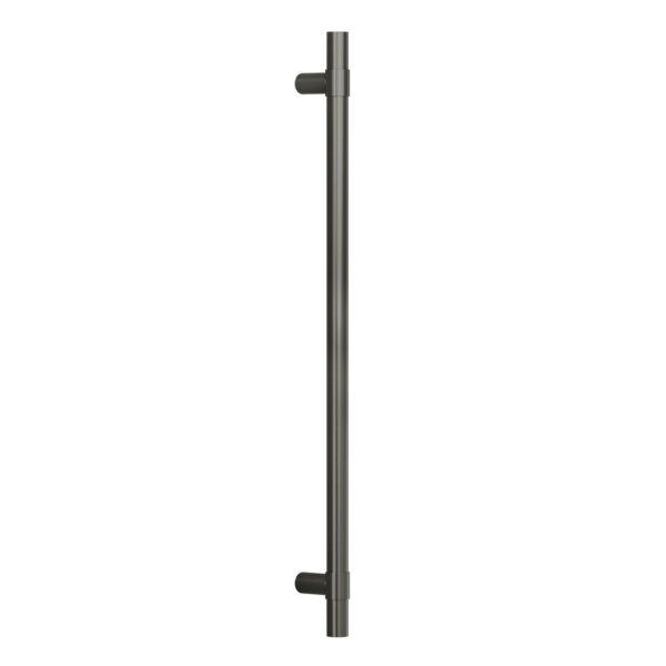 Modi Adjustable Heated Towel Rail 900mm - Brushed Gunmetal