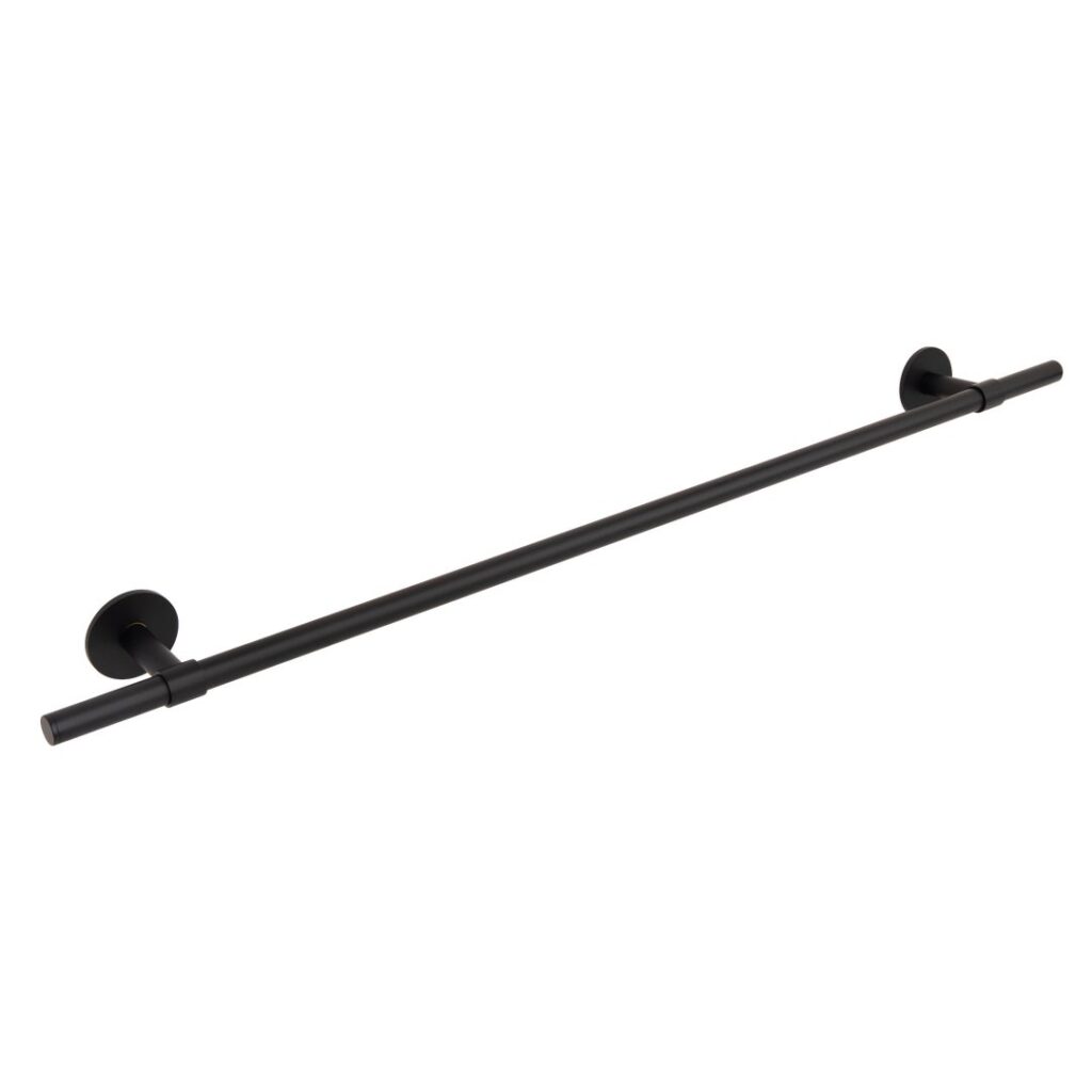 Modi Adjustable Towel Rail 750mm - Matte Black