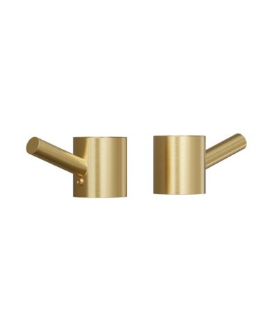 Modi Towel Hook Set - Brushed Brass