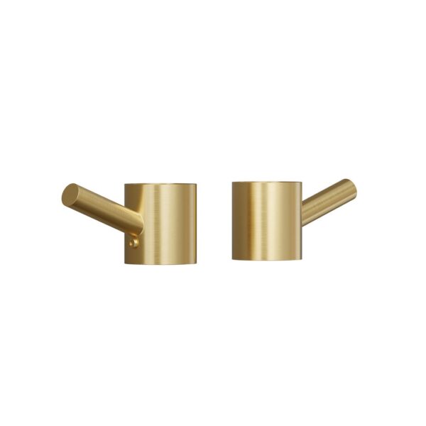 Modi Towel Hook Set - Brushed Brass