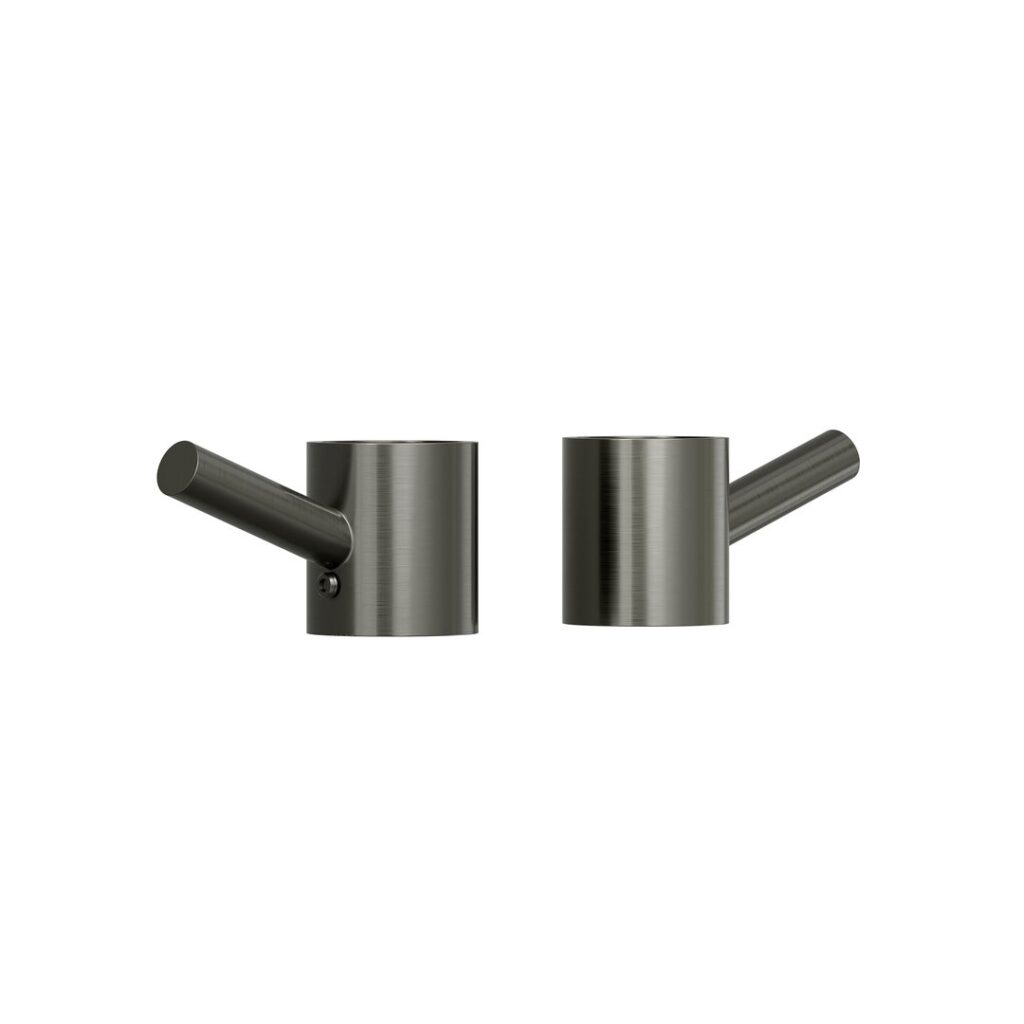 Modi Towel Hook Set - Brushed Gunmetal