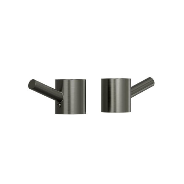 Modi Towel Hook Set - Brushed Gunmetal