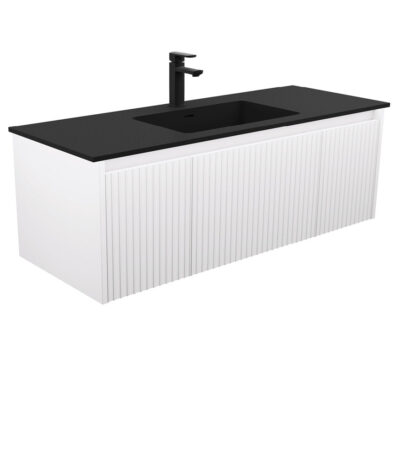 Montana Alina Satin White 1200 Wall-Hung Vanity