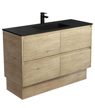 Montana Amato 1200 Scandi Oak Vanity On Kick