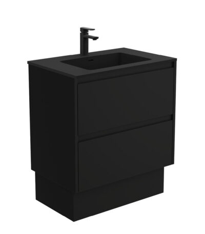 Montana Amato 750 Satin Black Vanity On Kick