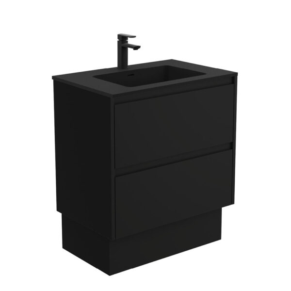 Montana Amato 750 Satin Black Vanity On Kick