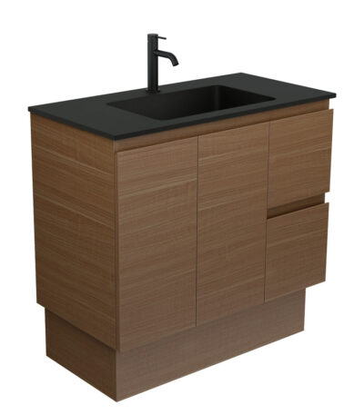 Montana Edge 900 Walnut Vanity on Kickboard