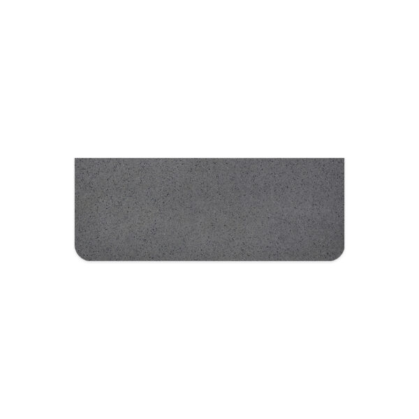 Moonscape Solid Surface Top, Curved Full Depth, 1200mm