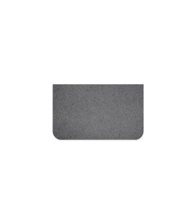 Moonscape Solid Surface Top, Curved Full Depth, 750mm