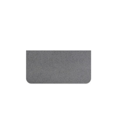 Moonscape Solid Surface Top, Curved Full Depth, 900mm