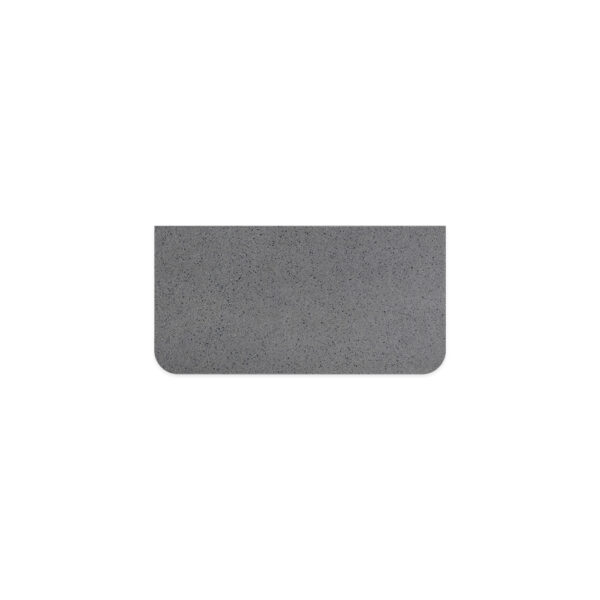 Moonscape Solid Surface Top, Curved Full Depth, 900mm