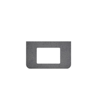 Moonscape Solid Surface Top, Curved Full Depth with Single Undermount Basin Hole, 750mm