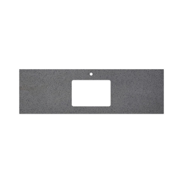 Moonscape Solid Surface Top, Rectangular Full Depth with Single Undermount Basin Hole & Tap Hole, 1500mm