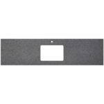 Moonscape Solid Surface Top, Rectangular Full Depth with Single Undermount Basin Hole & Tap Hole, 1800mm