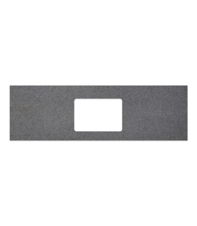Moonscape Solid Surface Top, Rectangular Full Depth with Single Undermount Basin Hole, 1500mm