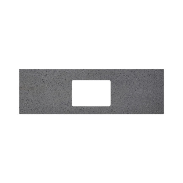 Moonscape Solid Surface Top, Rectangular Full Depth with Single Undermount Basin Hole, 1500mm