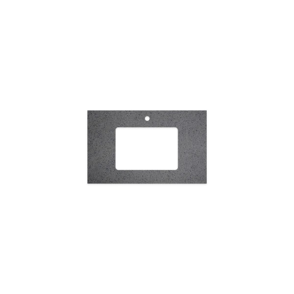 Moonscape Solid Surface Top, Rectangular Full Depth with Single Undermount Basin Hole & Tap Hole, 750mm