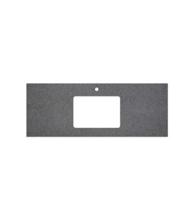 Moonscape Solid Surface Top, Rectangular Full Depth with Single Undermount Basin Hole & Tap Hole, 1200mm