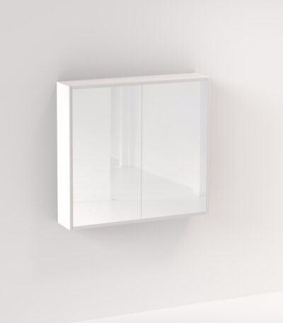 Myra 2 Door Mirror Cabinet 864mm - Matte White