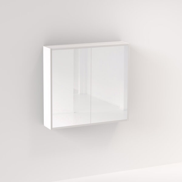 Myra 2 Door Mirror Cabinet 864mm - Matte White