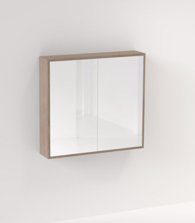 Myra 2-Door Mirror Cabinet 864mm - Pure Oak