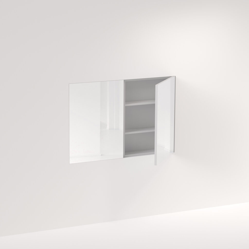 Myra 2-Door Mirror Cabinet Recessed - 1128mm