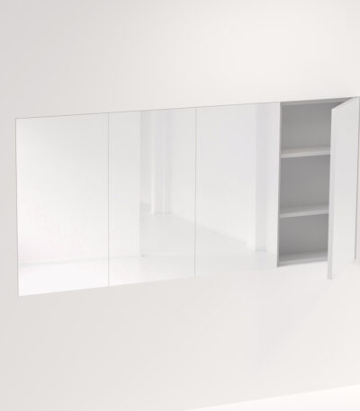 Myra 4-Door Mirror Cabinet Recessed - 1656mm