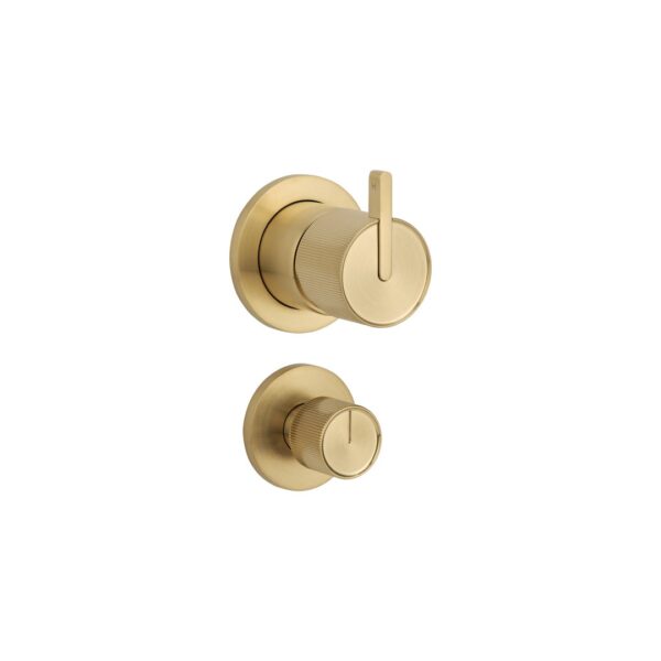 Namika Shower Bottom Diverter - Brushed Brass