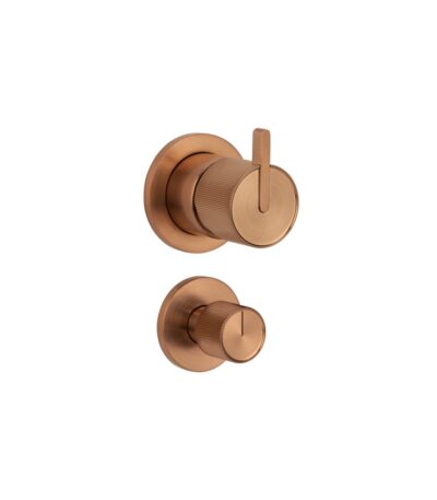 Namika Shower Bottom Diverter - Brushed Copper