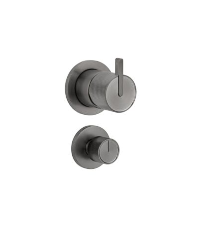 Namika Shower Bottom Diverter - Brushed Gunmetal