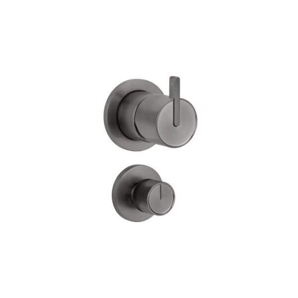 Namika Shower Bottom Diverter - Brushed Gunmetal