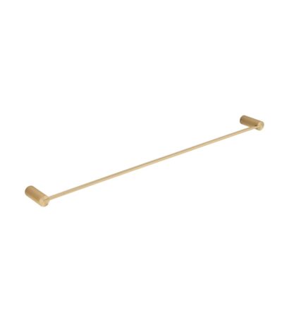Namika Single Towel Rail - Brushed Brass