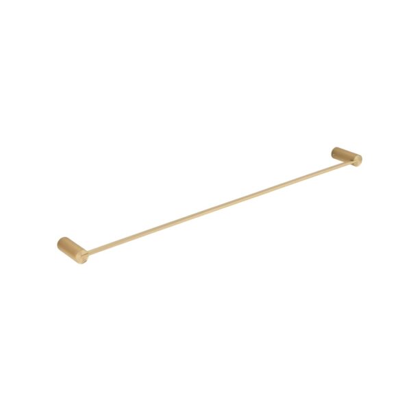 Namika Single Towel Rail - Brushed Brass