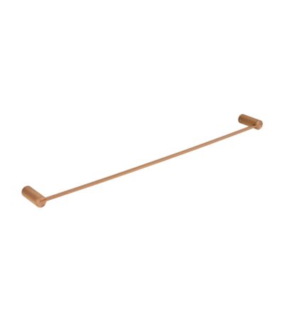 Namika Single Towel Rail - Brushed Copper