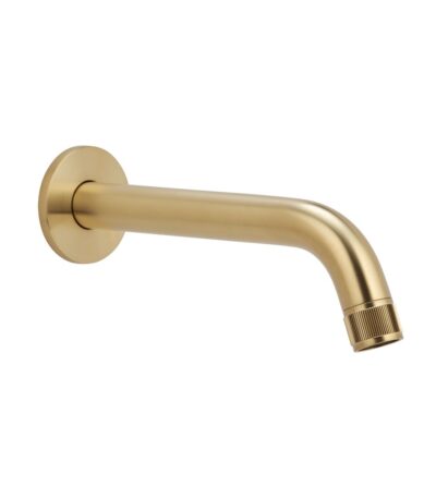 Namika Wall-Mounted Spout - Brushed Brass