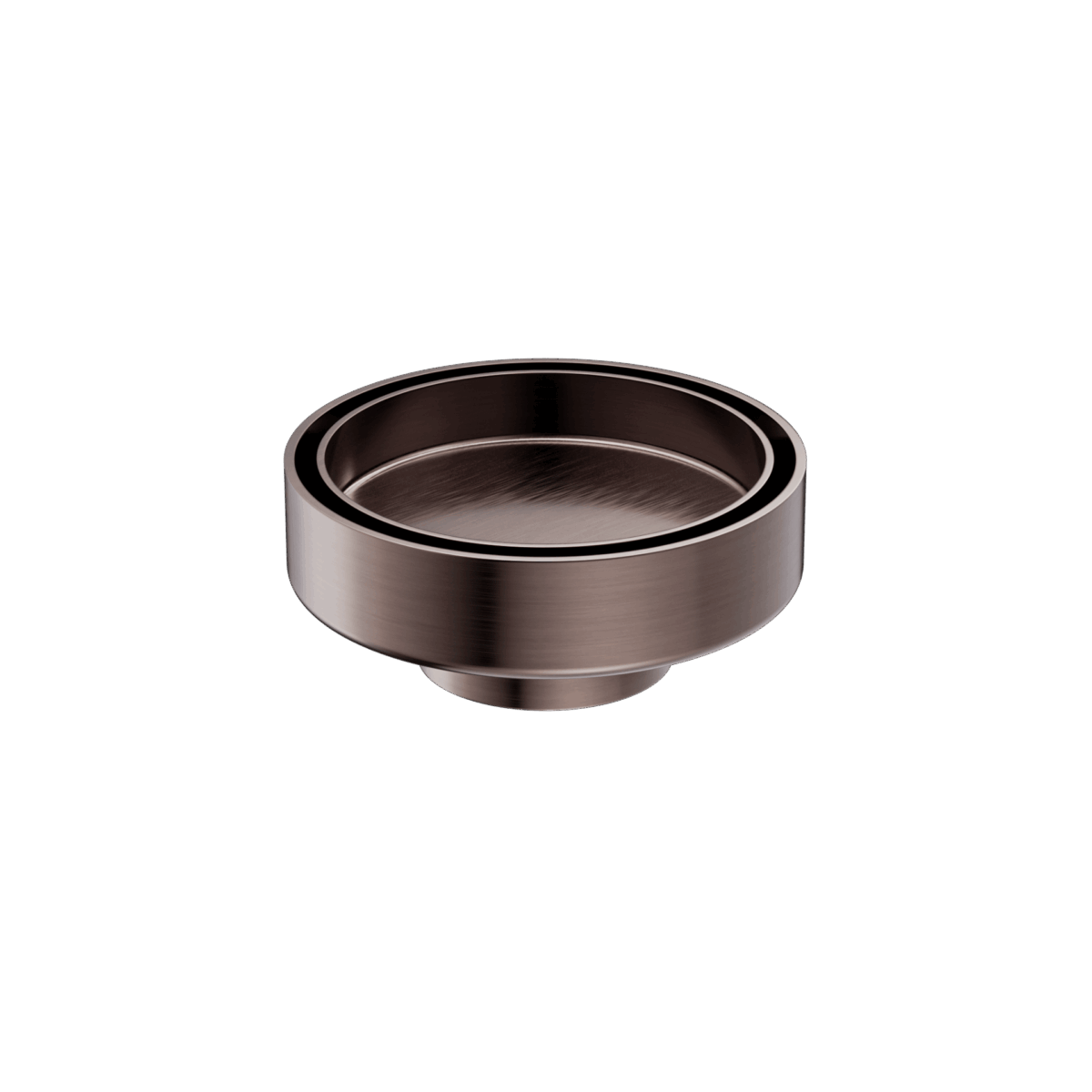 Nero 100mm Round Tile Insert Floor Waste 50mm Outlet Brushed Bronze | NRFW003BZ