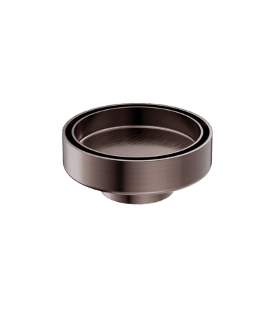 Nero 100mm Round Tile Insert Floor Waste 50mm Outlet Brushed Bronze | NRFW003BZ