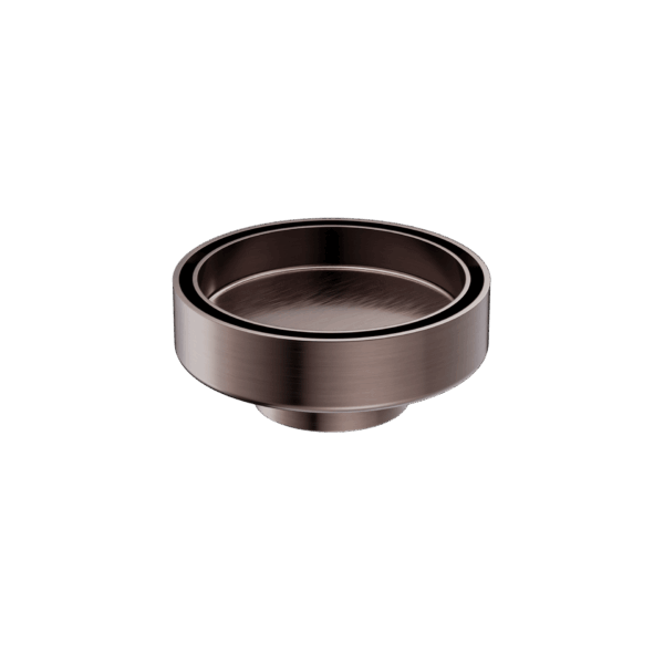 Nero 100mm Round Tile Insert Floor Waste 50mm Outlet Brushed Bronze | NRFW003BZ