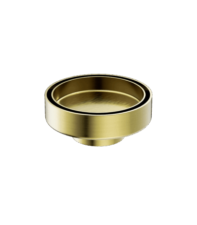 Nero 100mm Round Tile Insert Floor Waste 50mm Outlet Brushed Gold | NRFW003BG