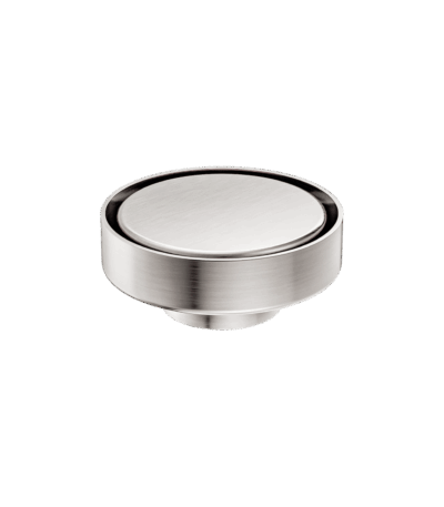 Nero 100mm Round Tile Insert Floor Waste 50mm Outlet Brushed Nickel | NRFW003BN