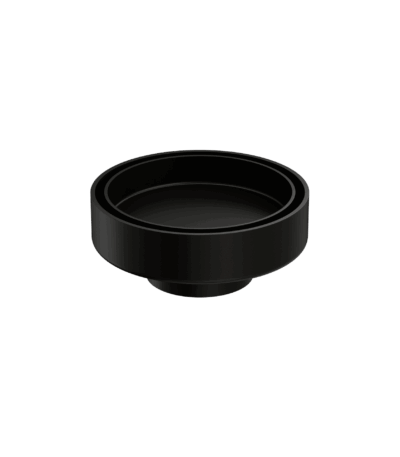 Nero 100mm Round Tile Insert Floor Waste 50mm Outlet Matte Black | NRFW003MB