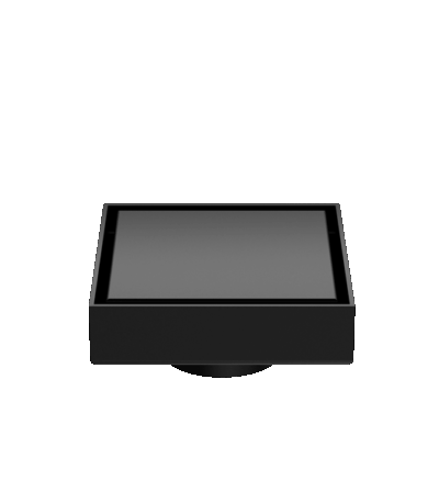 Nero 100mm Square Tile Insert Floor Waste 50mm Outlet Matte Black | NRFW006MB