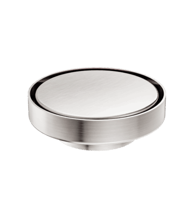 Nero 130mm Round Tile Insert Floor Waste 80mm Outlet Brushed Nickel | NRFW004BN
