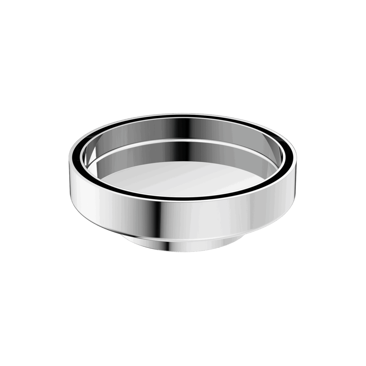 Nero 130mm Round Tile Insert Floor Waste 80mm Outlet Chrome | NRFW004CH