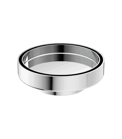 Nero 130mm Round Tile Insert Floor Waste 80mm Outlet Chrome | NRFW004CH