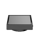 Nero 130mm Square Tile Insert Floor Waste 100mm Outlet Gun Metal | NRFW008GM