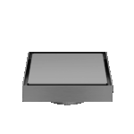 Nero 130mm Square Tile Insert Floor Waste 80mm Outlet Gun Metal | NRFW007GM