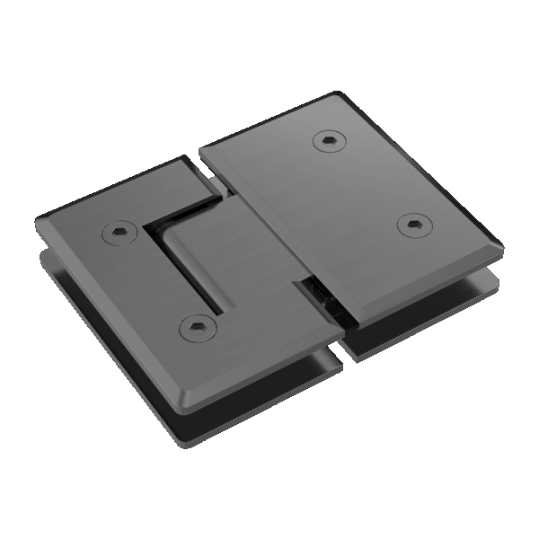 Nero 180 Degree Glass To Glass Shower Hinge 10mm Glass Gun Metal | NRSH102GM