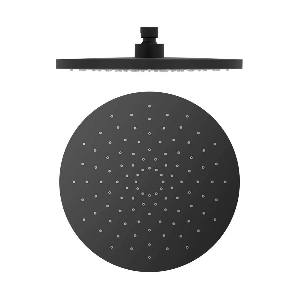 Nero 250mm Abs Round Shower Head Matte Black | NR508088MB