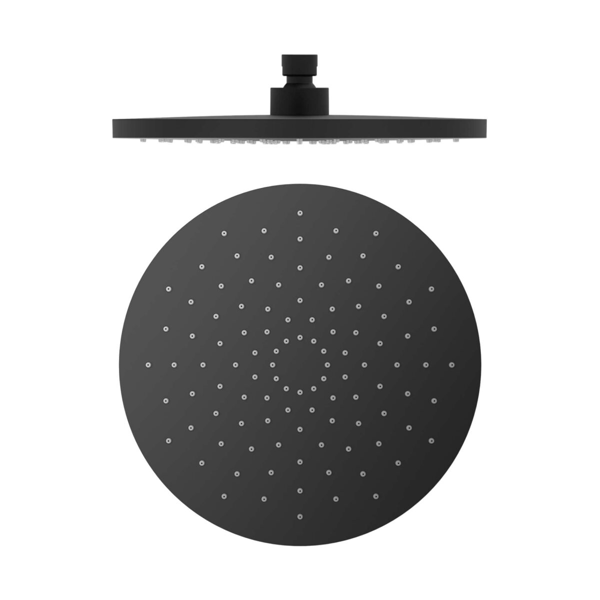 Nero 250mm Abs Round Shower Head Matte Black | NR508088MB